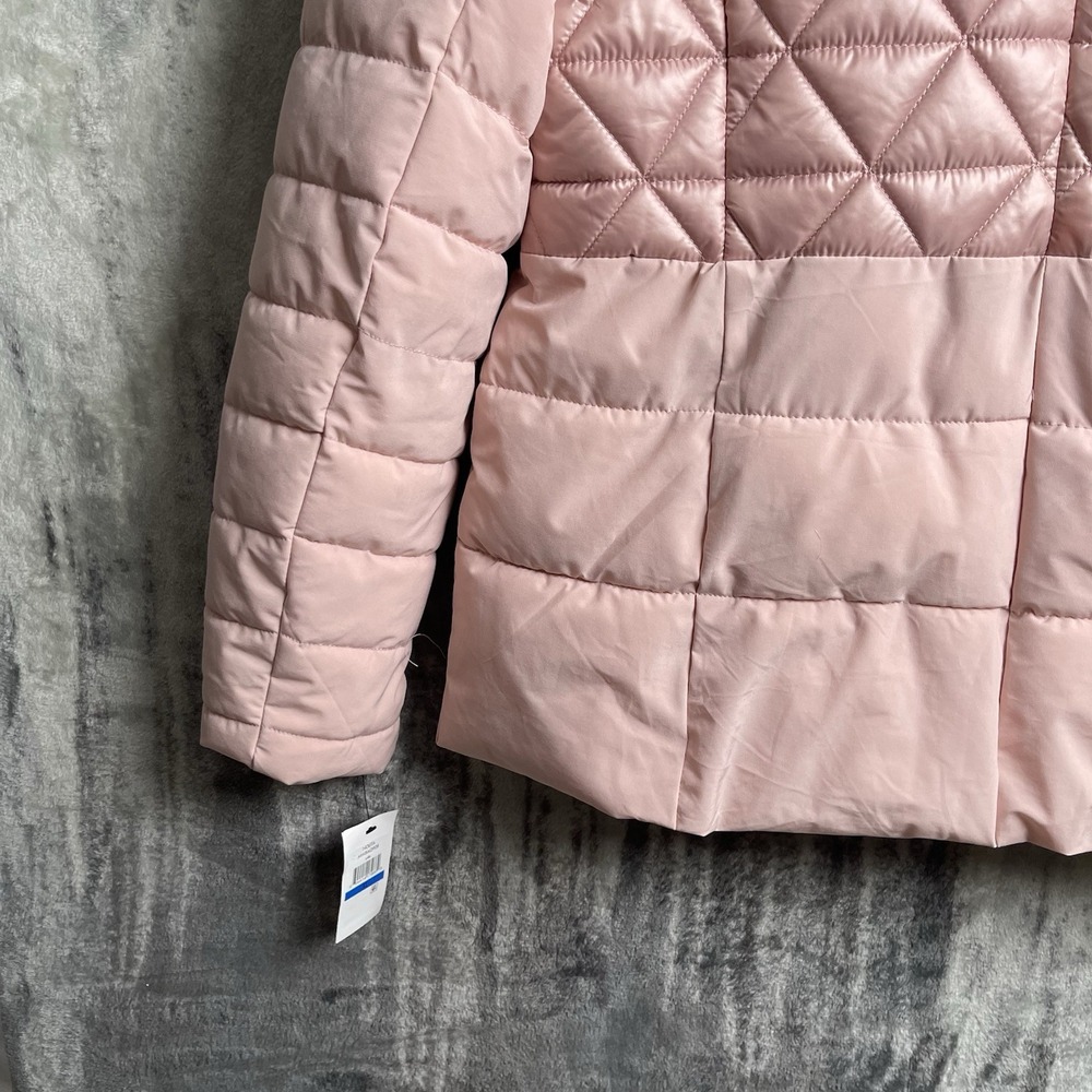 Marc New York Andrew Mark Womens XL Pink Quilted Puffer Jacket Full Zip NWT NEW - Picture 9 of 11